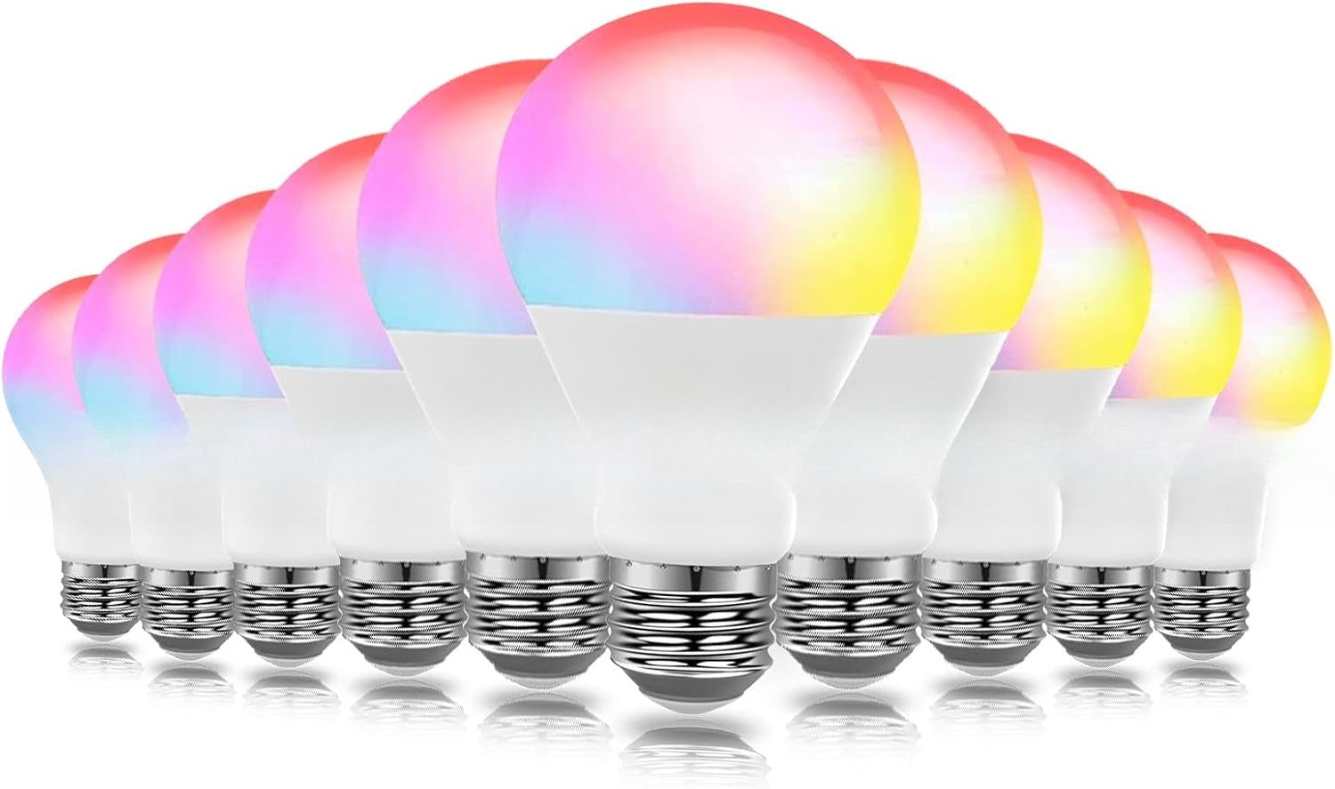 WiFi Color‑Changing Alexa Smart Bulbs
