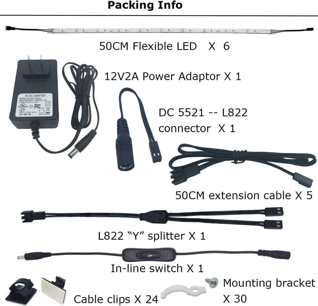 Flexible LED Under Cabinet Light Strips