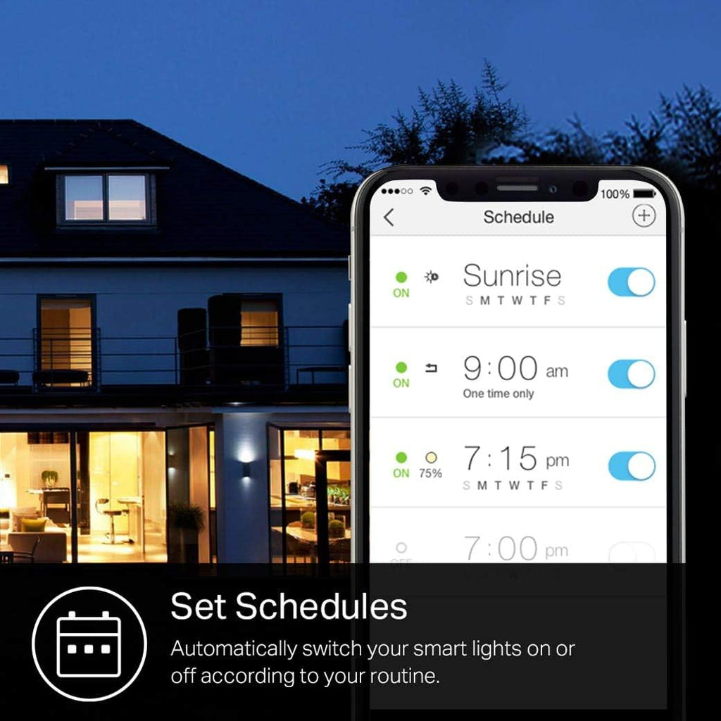 WiFi Dimmable A19 Smart LED Bulbs