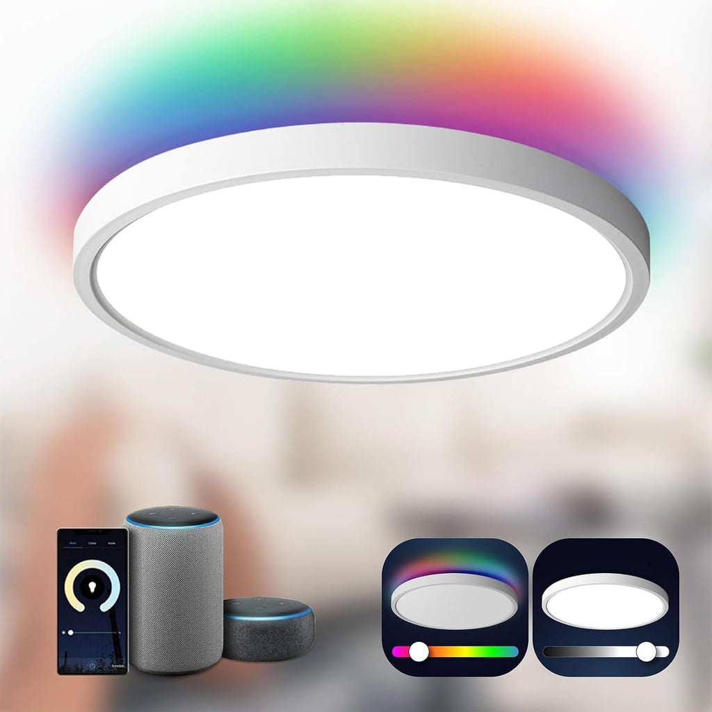 Dimmable Dual‑Mode Smart Ceiling Light