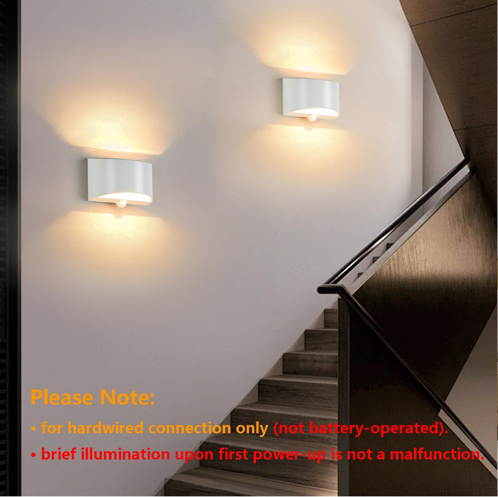 Hardwired Motion‑Sensor LED Wall Sconce