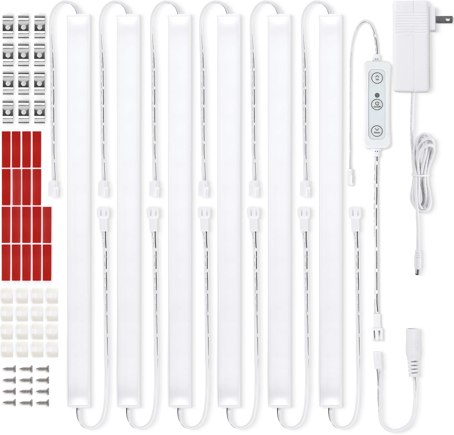 Plug‑in Dimmable LED Under Cabinet Lights