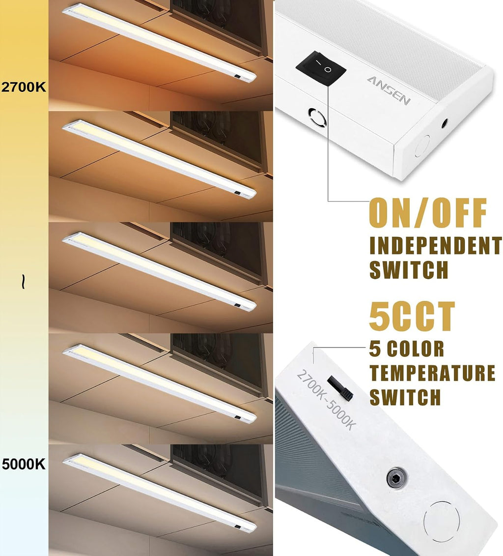 Hardwired Dimmable LED Under Cabinet Light