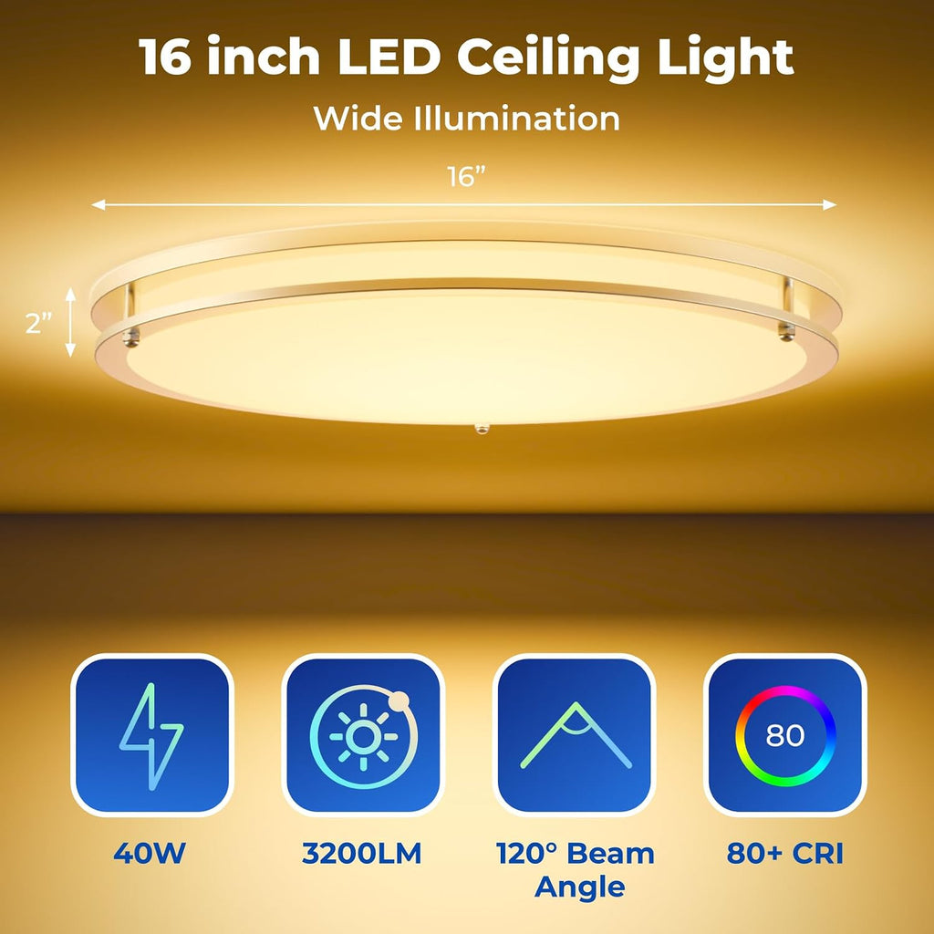 RGBCW Alexa Google Smart Ceiling Light