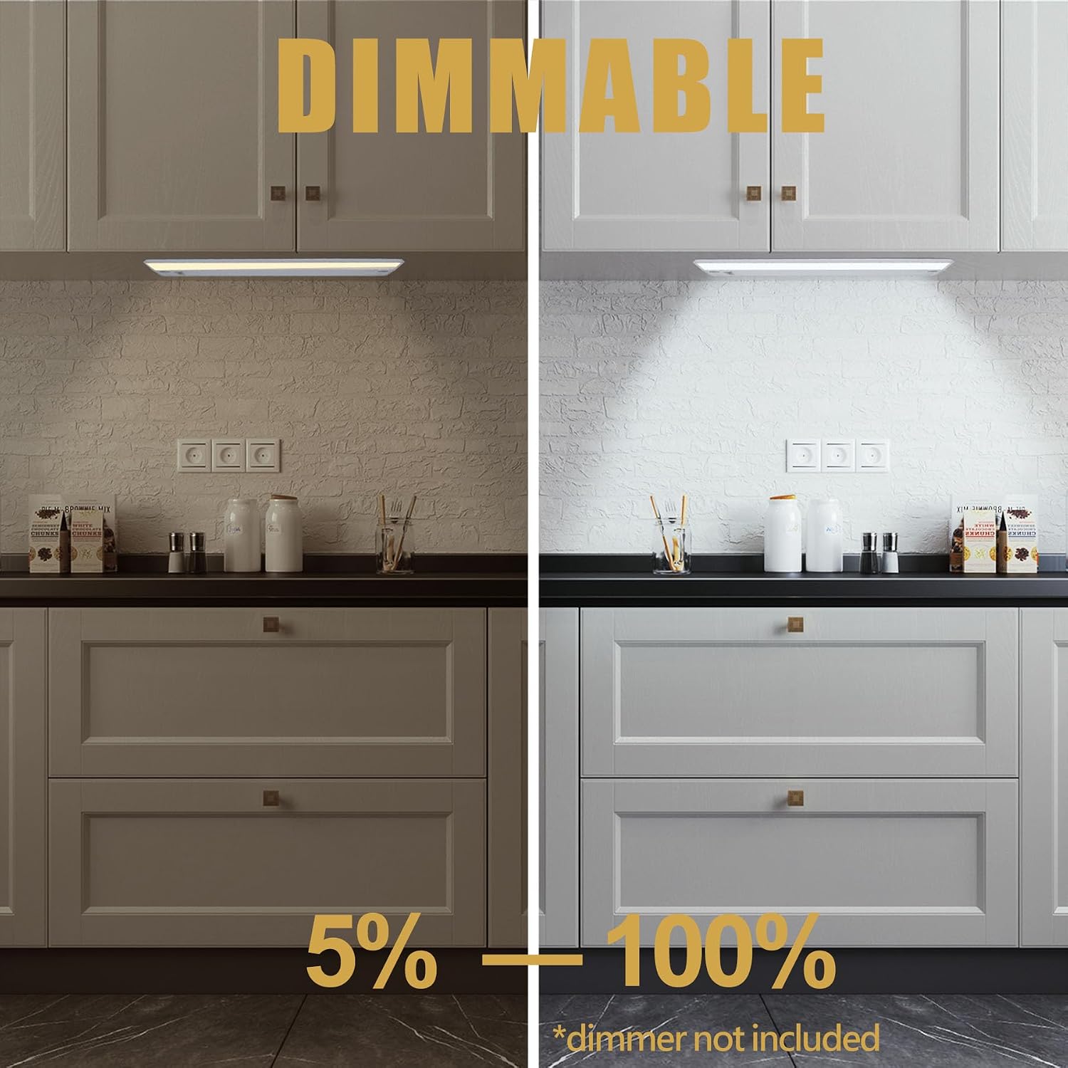 Hardwired Dimmable LED Under Cabinet Light