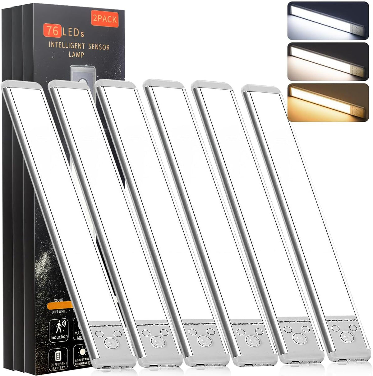 Rechargeable Sensor Under Cabinet LED Lights