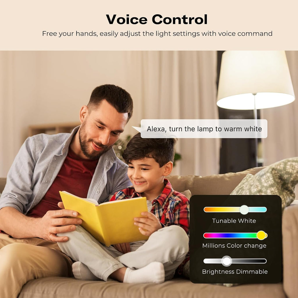 Zigbee RGBCW Tunable Smart Bulbs