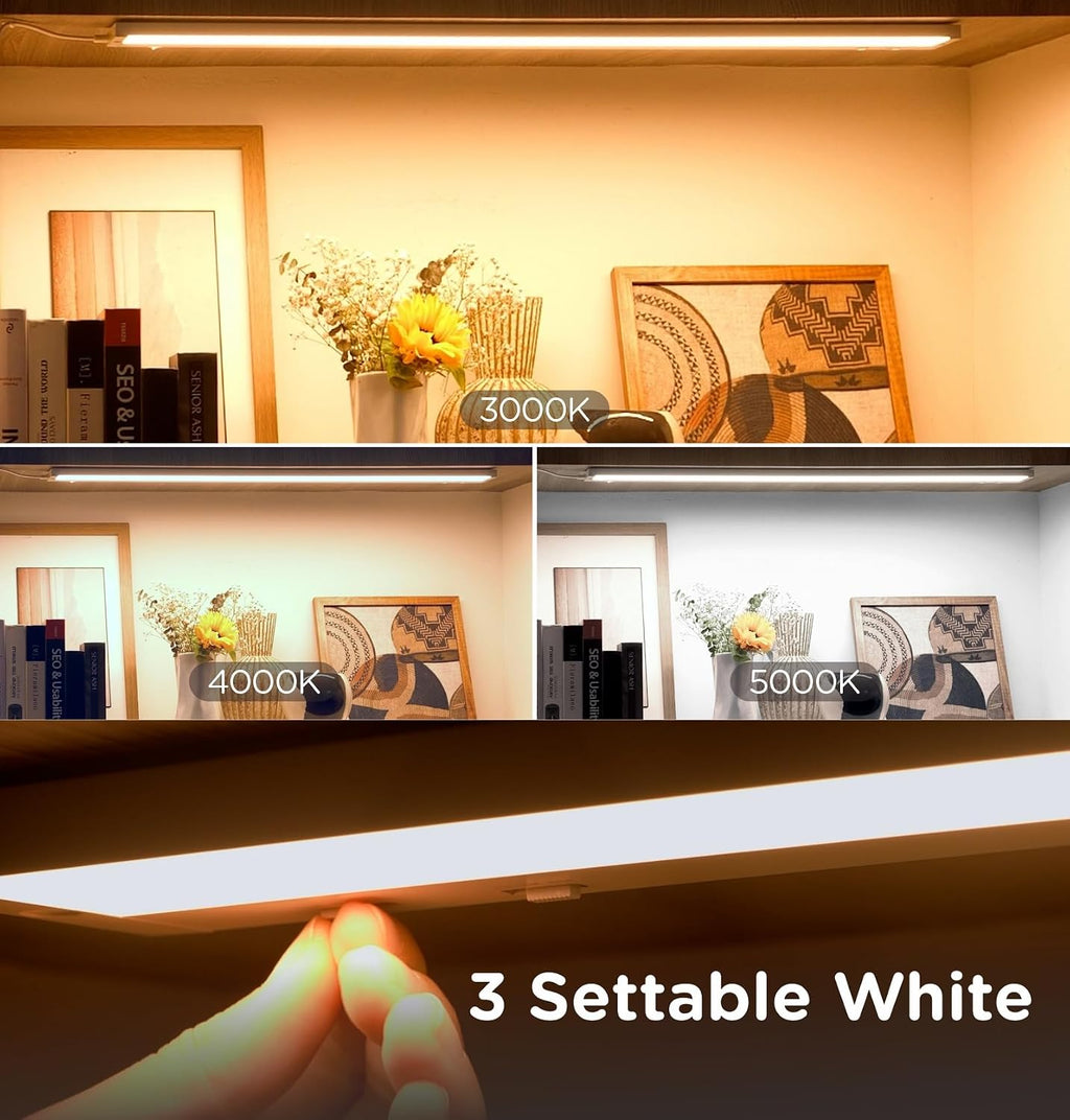 Plug‑in Linkable LED Under Cabinet Lights