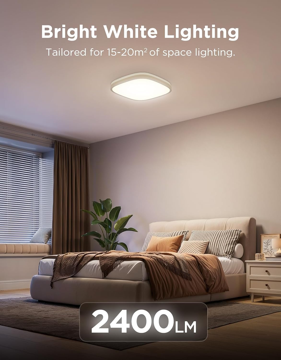 RGBIC Square Smart Ceiling Light 1‑Pack