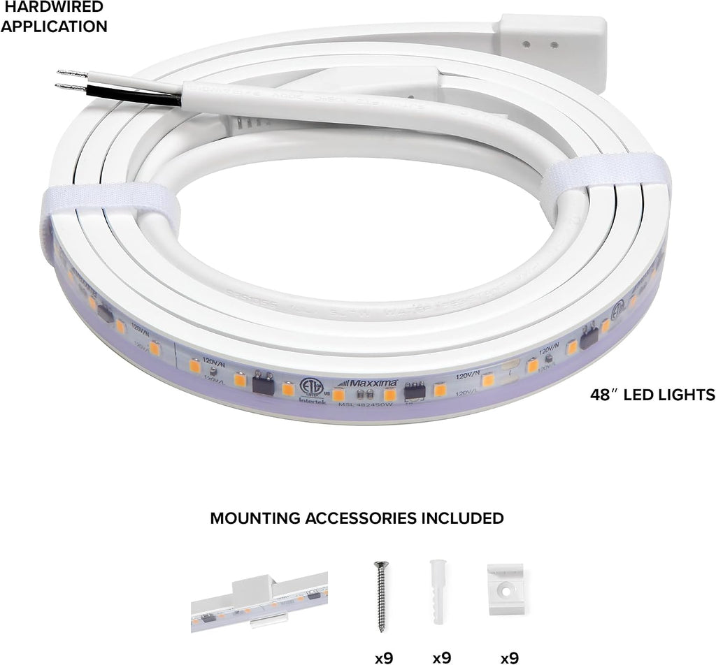 Hardwired LED Under Cabinet Strip Light