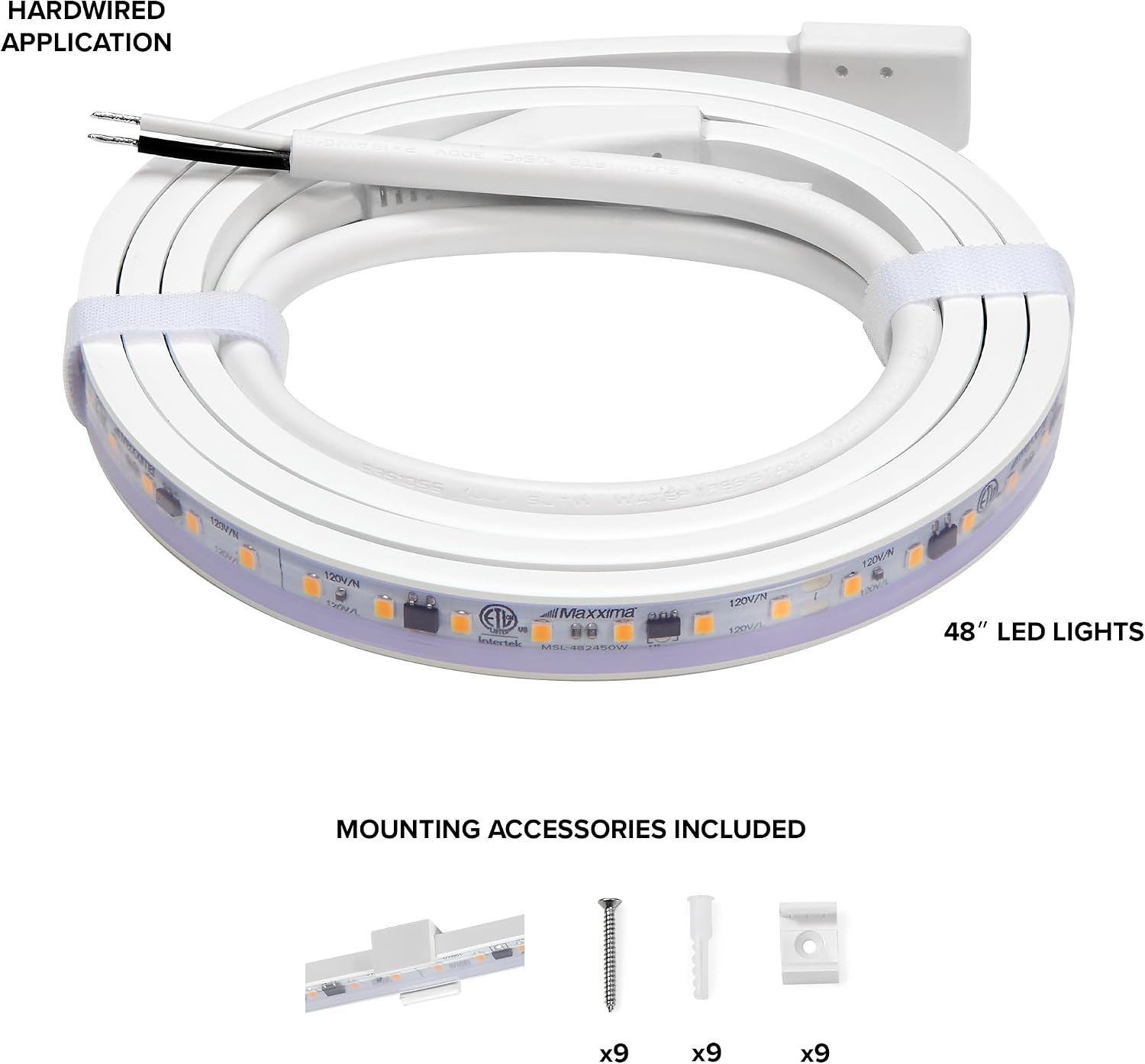Hardwired LED Under Cabinet Strip Light