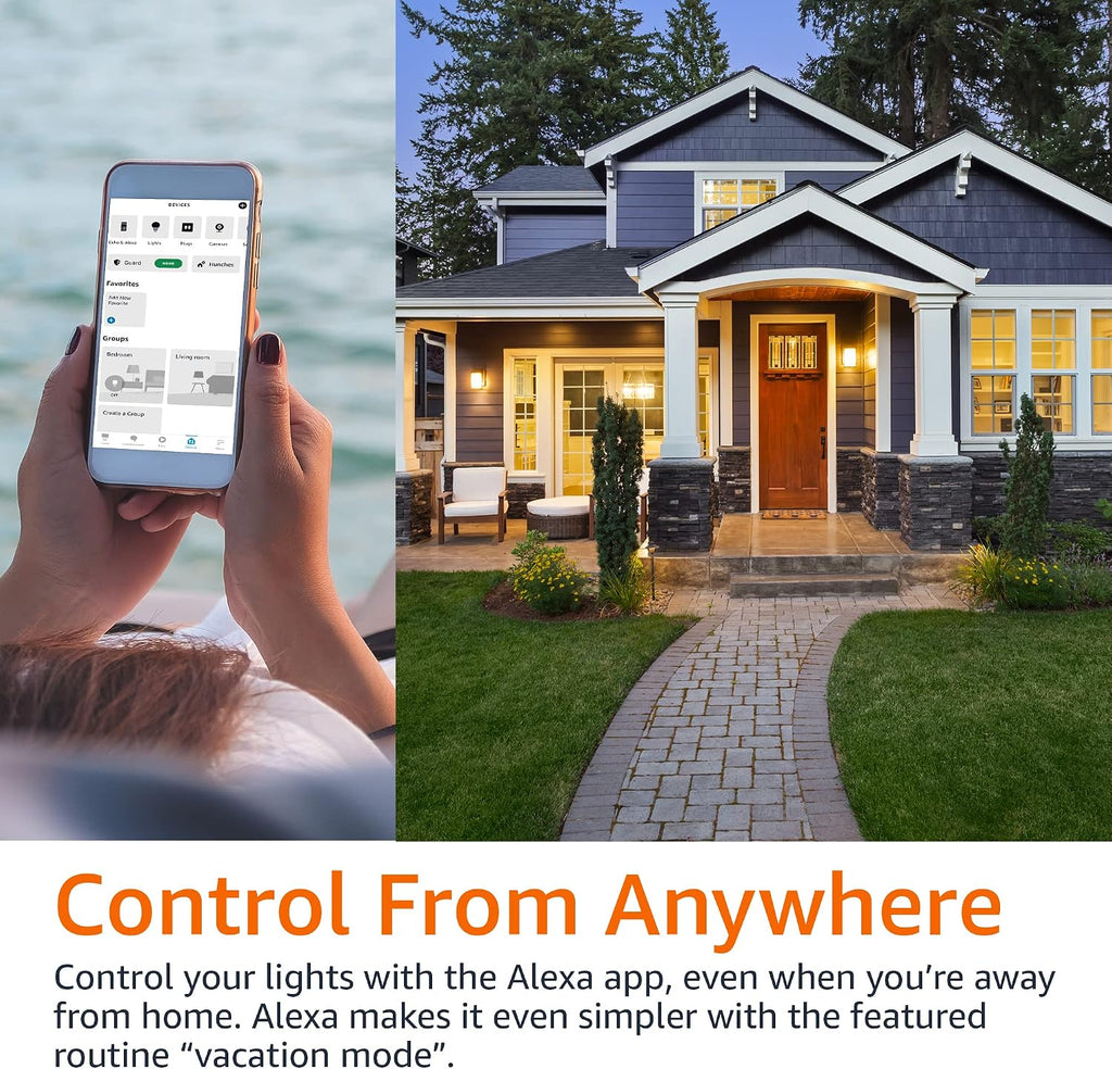 WiFi Color‑Changing A19 Smart Bulbs