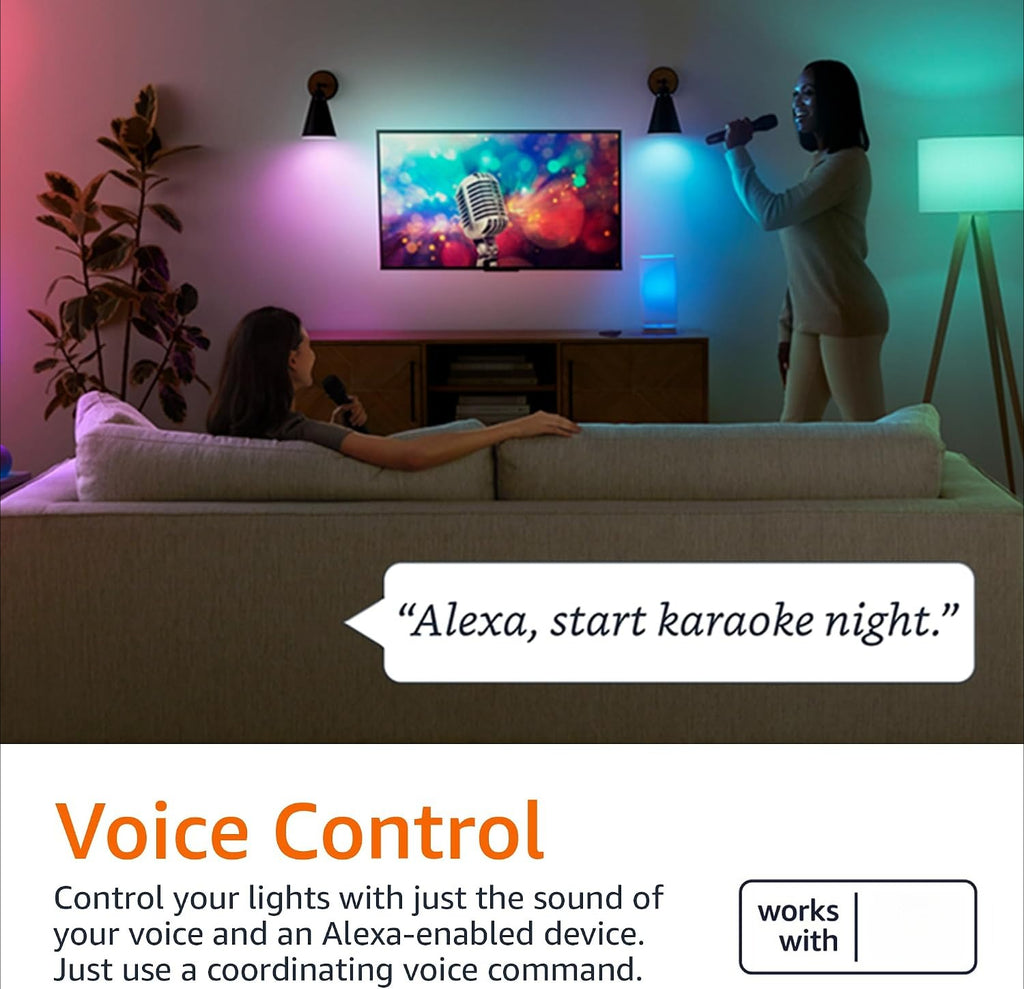 WiFi Color‑Changing A19 Smart Bulbs